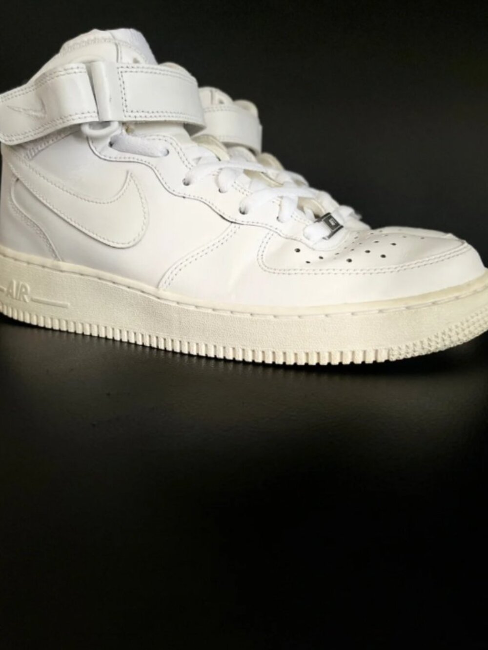 Nike Air Force 1 Mid ‘07 Triple White AF1 Shoes - Men’s 8